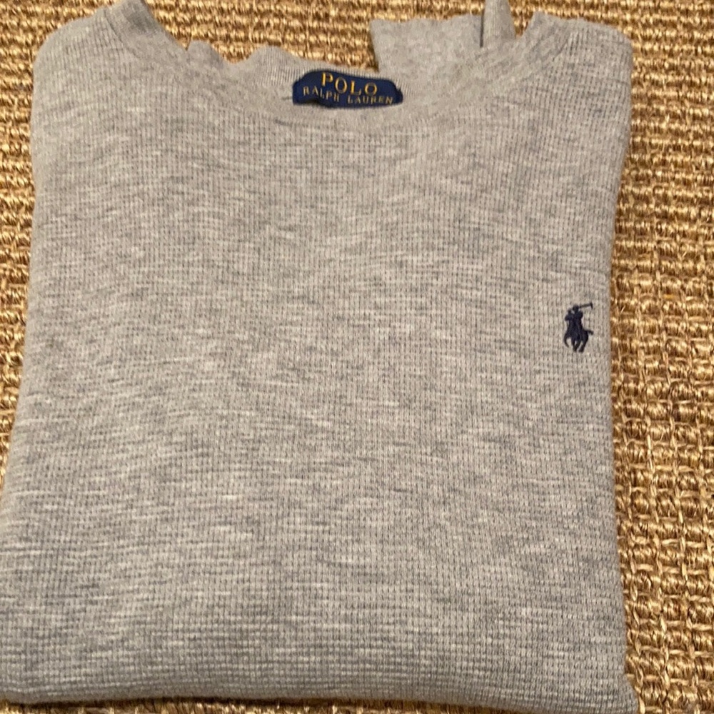POLO long sleeved waffle tee